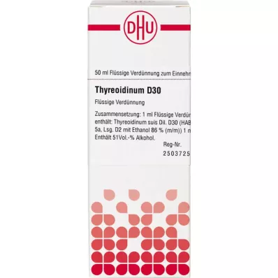 Thyreidinum D30, 50 ml Thyreidinum D30, 50 ml