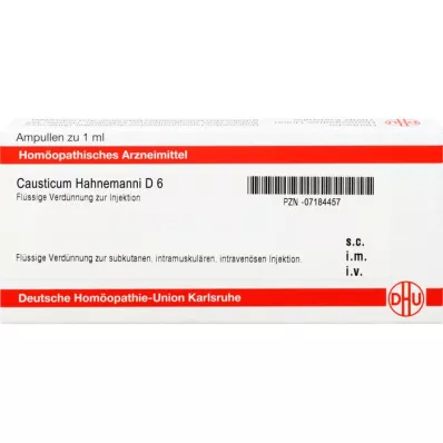 Causticum Tocca D 6, 50x1 ml