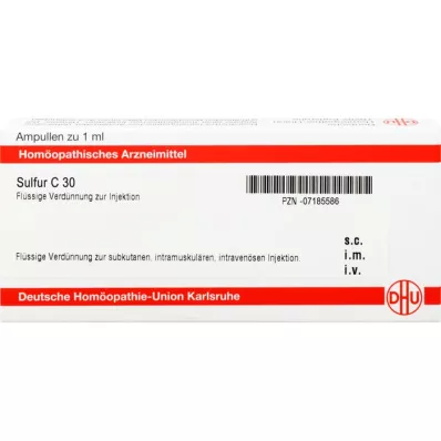 Sulfur C30, 50x1 ml Sulfur C30, 50x1 ml