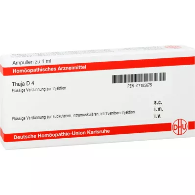 Thuja d 4, 50x1 ml
