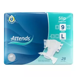 ATTENDS Slip regolari 9 L, 28 pz