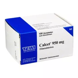 CALCET compresse rivestite con pellicola da 950 mg, 100 pz