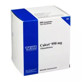 CALCET compresse rivestite con film da 950 mg, 200 pz