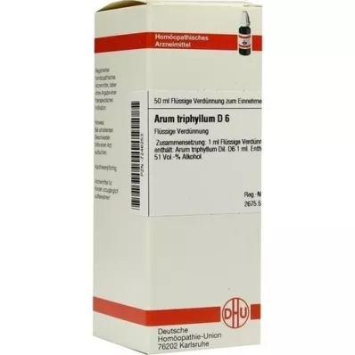 Arum Triph D 6, 50 ml Arum Triph D 6, 50 ml