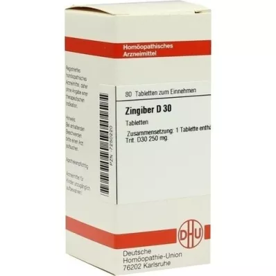 ZINGIBER D 30 compresse, 80 pz