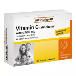VITAMIN C-RATIOPHARM retard 500 mg capsule, 30 pz