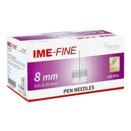 Cannule per penna Ime Fine Universal 31g/8mm (100 pezzi)