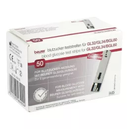 BEURER Strisce reattive per la glicemia GL32/GL34/BGL60, 50 pz