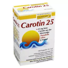 CAROTIN 25 capsule di oro fino, 100 pz