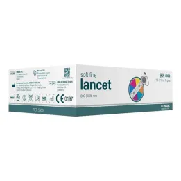 Lancette Klinion Soft fine colore 28 G, 110 pz