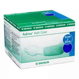 ASKINA benda adesiva colore 6 cmx20 m blu, 1 pz