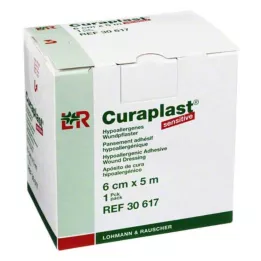 CURAPLAST Medicazione per ferite sensibile 6 cmx5 m, 1 pz