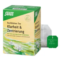 Tè ai Fiori di Bach Clarity & Centrante Salus biologico, 15 pz
