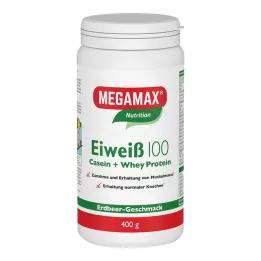 EIWEISS 100 polvere di megamax alla fragola, 400 g