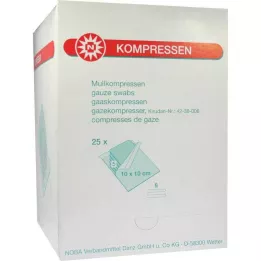 MULLKOMPRESSEN 10x10 cm sterile 8 vie, 25X5 pz