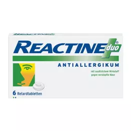 REACTINE compresse a rilascio prolungato duo, 6 pz