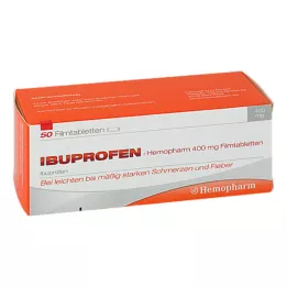 IBUPROFEN Hemopharm 400 mg compresse rivestite con film, 50 pz
