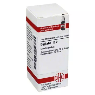 DIGITALIS D 2 Globuli, 10 g