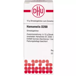 HAMAMELIS D 200 Globuli, 10 g