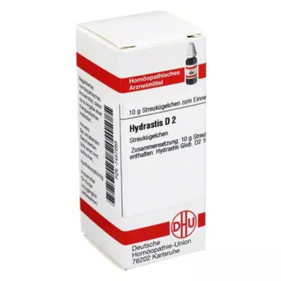 HYDRASTIS D 2 Globuli, 10 g