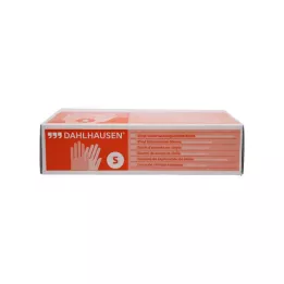 VINYL Guanti senza polvere taglia S, 100 pz