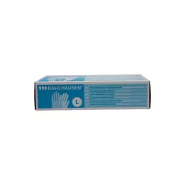 VINYL Guanti senza polvere taglia L, 100 pz