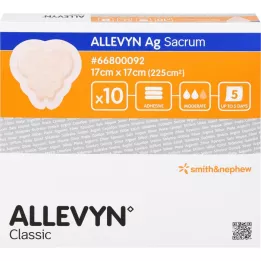 ALLEVYN Ag Sacrum 17x17 cm medicazione per ferite, 10 pz