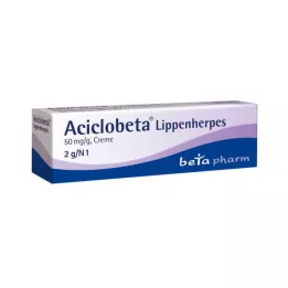 ACICLOBETA Crema per lherpes labiale, 2 g