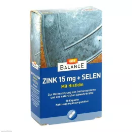GEHE BALANCE Zinco 15 mg + capsule di selenio, 60 pz