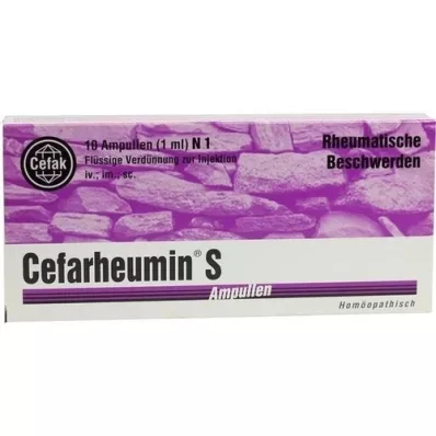 CEFARHEUMIN S ampoule, 10x1 ml CEFARHEUMIN S ampoule, 10x1 ml