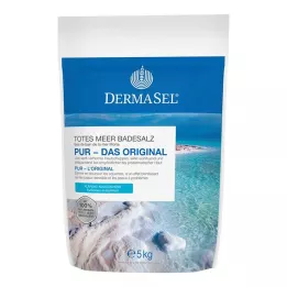 DERMASEL Sale da bagno del Mar Morto puro, 5 kg