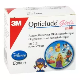 OPTICLUDE 3M Disney ragazze midi 2538MDPG-100, 100 pezzi