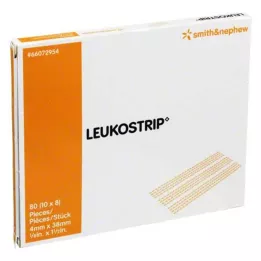 LEUKOSTRIP Strisce di sutura delle ferite 4x38 mm, 10X8 pz