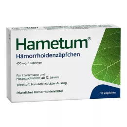 HAMETUM Supposte per emorroidi, 10 pz
