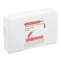Benda per dita elastica 2x12 cm, 50 pezzi