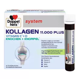 DOPPELHERZ Fiale del sistema Collagen 11.000 Plus, 30X25 ml