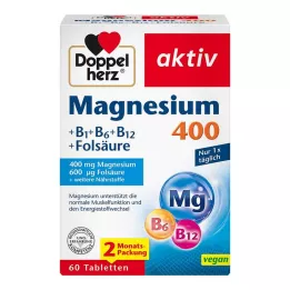 DOPPELHERZ Magnesio 400 mg compresse, 60 pz