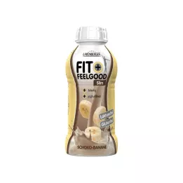 FIT+FEELGOOD Diet Shake Pronto allUso Cioccolato-Banana, 312 ml