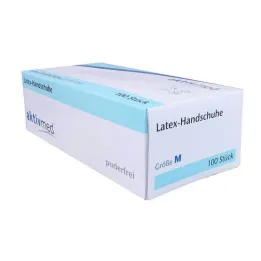 Guanti in lattice una volta senza polvere M, 100 pz
