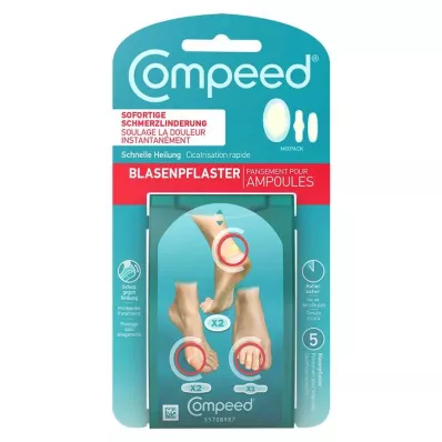 COMPEED Confezione di cerotti blister mix, 5 pezzi COMPEED Confezione di cerotti blister mix, 5 pezzi