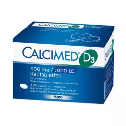 CALCIMED D3 500 mg/1000 I.E. compresse masticabili, 120 pz