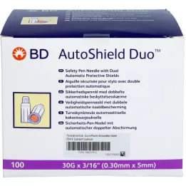 BD AUTOSHIELD Aghi Duo Safety Pen 5 mm, 100 pz