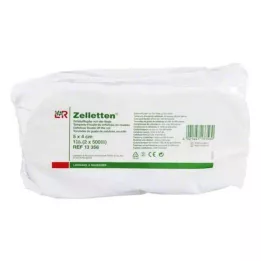 ZELLETTEN Tampone 4x5 cm rotolo non sterile, 2X500 pz