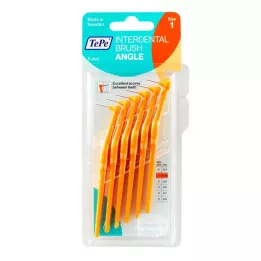 TEPE Scovolino interdentale Angle 0,45mm ISO 1 arancione, 6 pz
