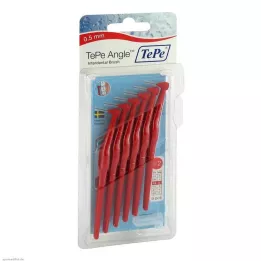TEPE Scovolino interdentale Angle 0,5mm ISO 2 rossi, 6 pz