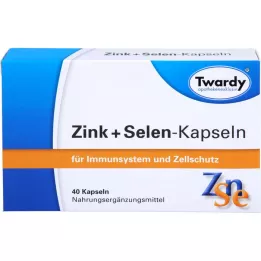 Twardy Zinc + Selenum Capsules, 40 pz