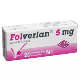 FOLVERLAN Compresse da 5 mg, 20 pz