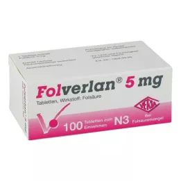 FOLVERLAN Compresse da 5 mg, 100 pz