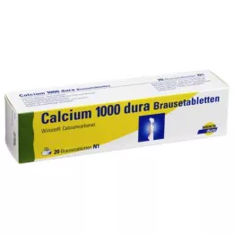 CALCIUM 1000 compresse effervescenti dura, 20 pz