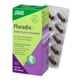 FLORADIX Capsule di ferro e vitamine del gruppo B, 40 pz